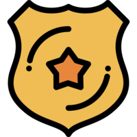 symbols & Police badge free transparent png image.