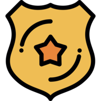 symbols & police badge free transparent png image.