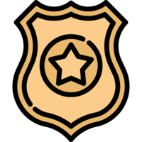 symbols & police badge free transparent png image.