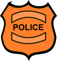 symbols & Police badge free transparent png image.