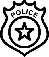 symbols & police badge free transparent png image.