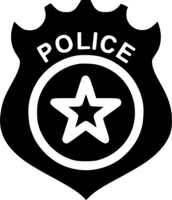 symbols & Police badge free transparent png image.