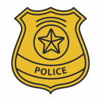 symbols & police badge free transparent png image.