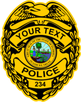 symbols & Police badge free transparent png image.