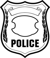 symbols & Police badge free transparent png image.