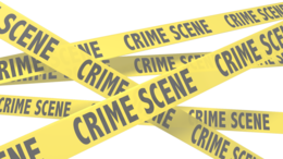 words phrases & Police tape free transparent png image.