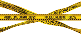 words phrases & police tape free transparent png image.