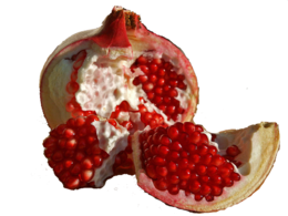 fruits & pomegranate free transparent png image.