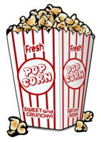 food & Popcorn free transparent png image.