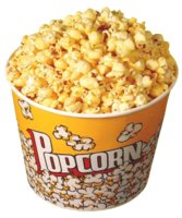 food & popcorn free transparent png image.