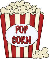 food & popcorn free transparent png image.