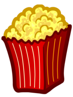 food & popcorn free transparent png image.