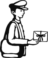 people & Postman free transparent png image.