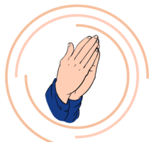 fantasy & praying hands free transparent png image.