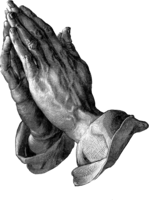 fantasy & praying hands free transparent png image.