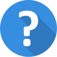 alphabet & Question mark free transparent png image.