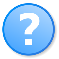 alphabet & Question mark free transparent png image.