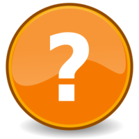 alphabet & Question mark free transparent png image.