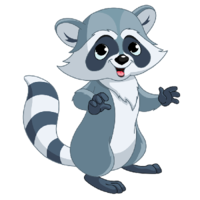 animals & Raccoon free transparent png image.