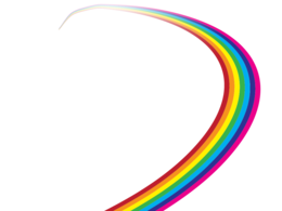 nature & Rainbow free transparent png image.