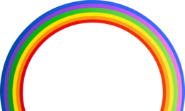 nature & Rainbow free transparent png image.