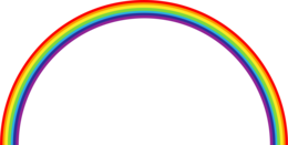 nature & Rainbow free transparent png image.