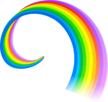 nature & rainbow free transparent png image.