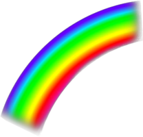 nature & Rainbow free transparent png image.