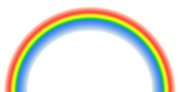 nature & Rainbow free transparent png image.