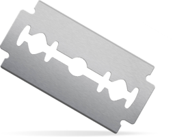 tableware & razor blade free transparent png image.