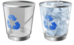 objects & Recycle bin free transparent png image.