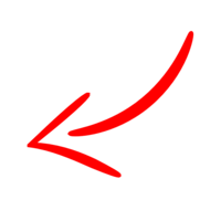 Red arrow&symbols png image