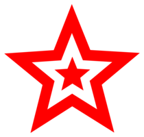 logos & red star free transparent png image.