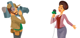 people & Reporter free transparent png image.