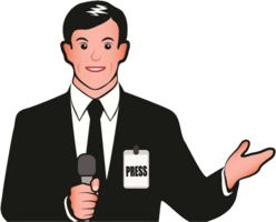 people & reporter free transparent png image.