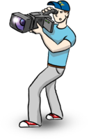 people & reporter free transparent png image.