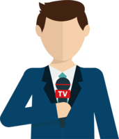 people & reporter free transparent png image.