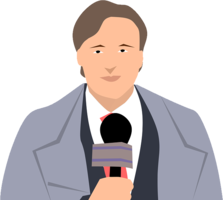 people & reporter free transparent png image.