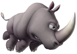 animals & rhino free transparent png image.