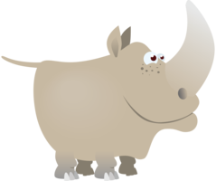 animals & rhino free transparent png image.