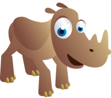 animals & Rhino free transparent png image.