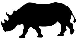 animals & rhino free transparent png image.