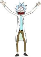 heroes & rick and morty free transparent png image.