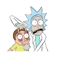 heroes & Rick and morty free transparent png image.