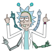 heroes & Rick and morty free transparent png image.