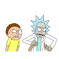 heroes & rick and morty free transparent png image.