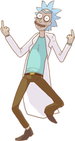 heroes & Rick and morty free transparent png image.