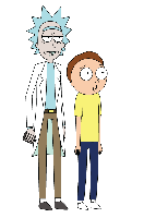 heroes & rick and morty free transparent png image.