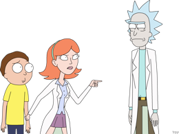 heroes & Rick and morty free transparent png image.