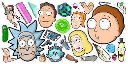 heroes & rick and morty free transparent png image.